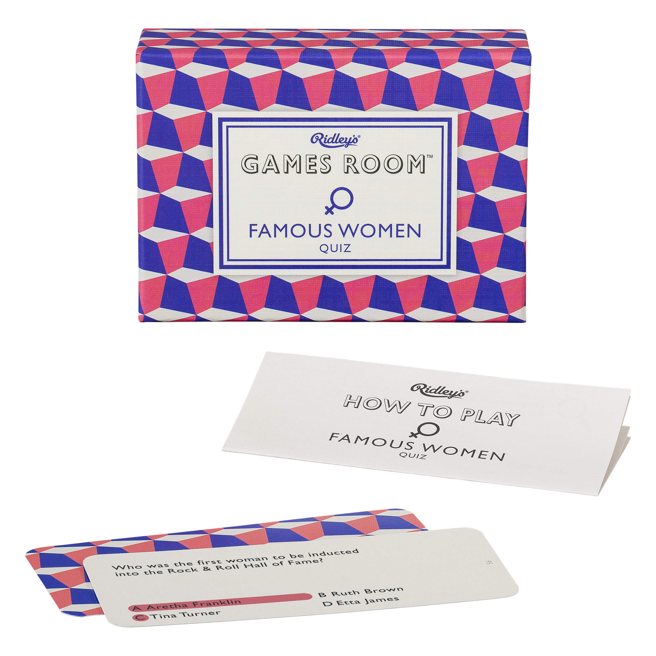 Foto 3 pulgar | Juego De Cartas Trivia Ridley's Famous Women Con 140 Preguntas - Venta Internacional.