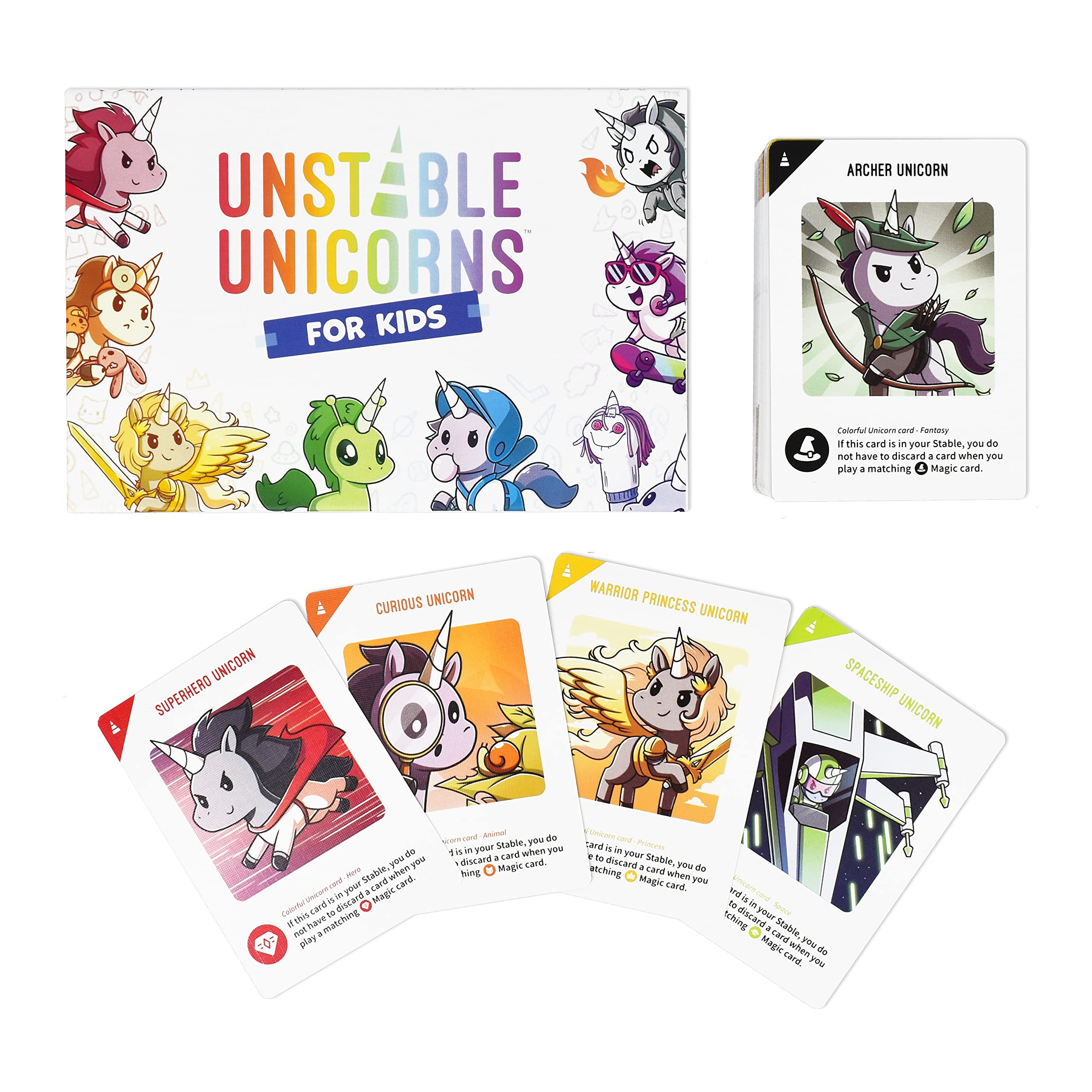 Foto 3 pulgar | Juego De Cartas Unstable Unicorns For Kids Edition Juego Base - Venta Internacional.
