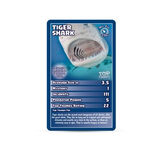 Foto 3 | Juego De Cartas Top Trumps Sharks Classics Para Niños Y Niñas Mayores De 6 Años - Venta Internacional.