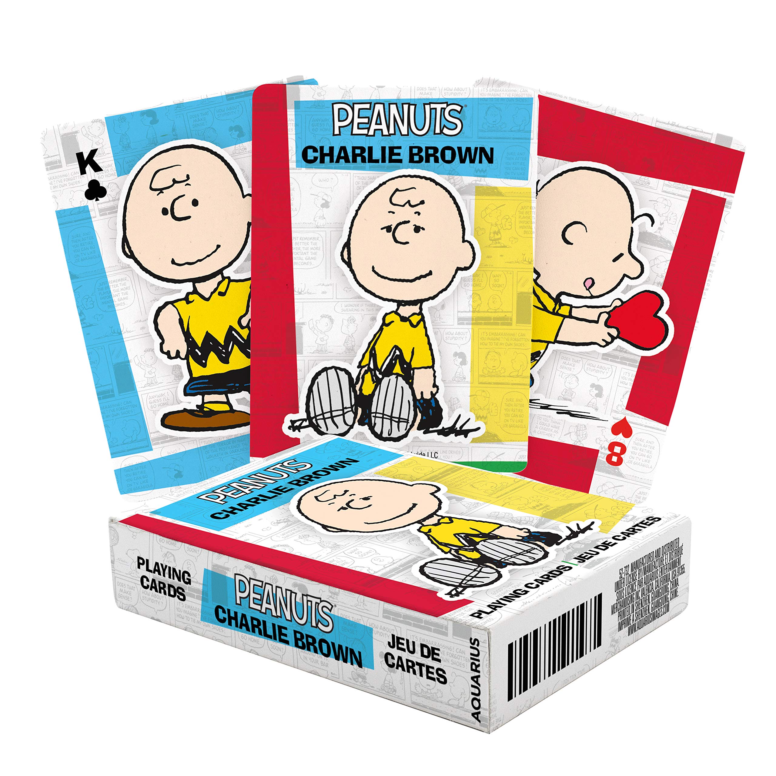 Foto 2 pulgar | Baraja De Cartas Aquarius Peanuts Con Temática De Charlie Brown - Venta Internacional.