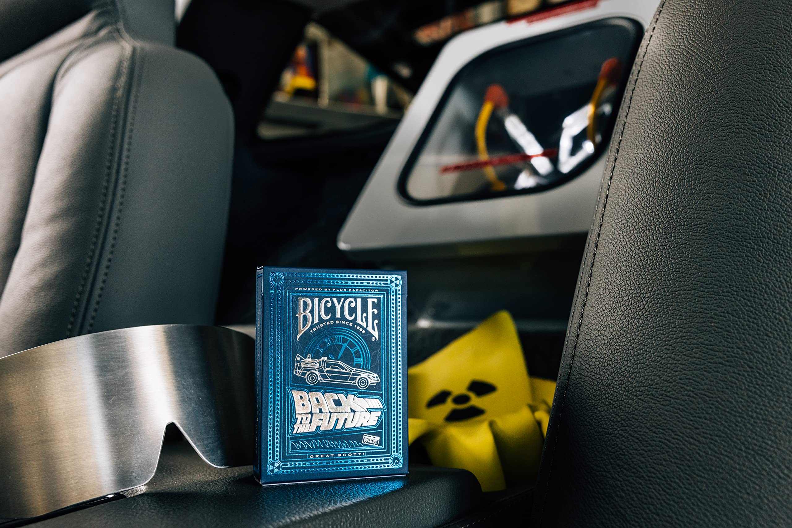 Foto 3 pulgar | Juego De Cartas Para Bicicleta Regreso Al Futuro, Paquete De 1 Unidad, Color Azul - Venta Internacional.