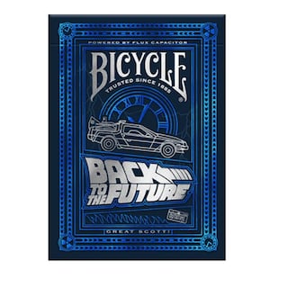 Foto 4 | Juego De Cartas Para Bicicleta Regreso Al Futuro, Paquete De 1 Unidad, Color Azul - Venta Internacional.