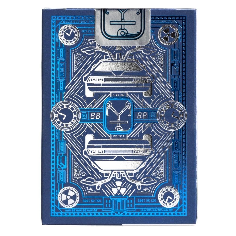 Foto 6 pulgar | Juego De Cartas Para Bicicleta Regreso Al Futuro, Paquete De 1 Unidad, Color Azul - Venta Internacional.
