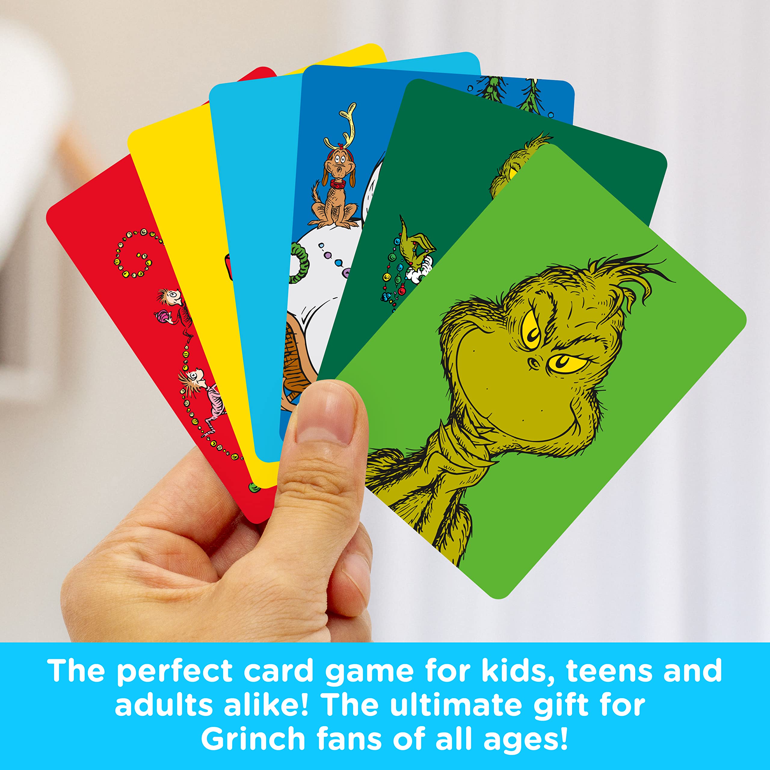 Foto 6 pulgar | Juego De Cartas Aquarius Grinch Christmas Memory Master Kids 6+ - Venta Internacional.