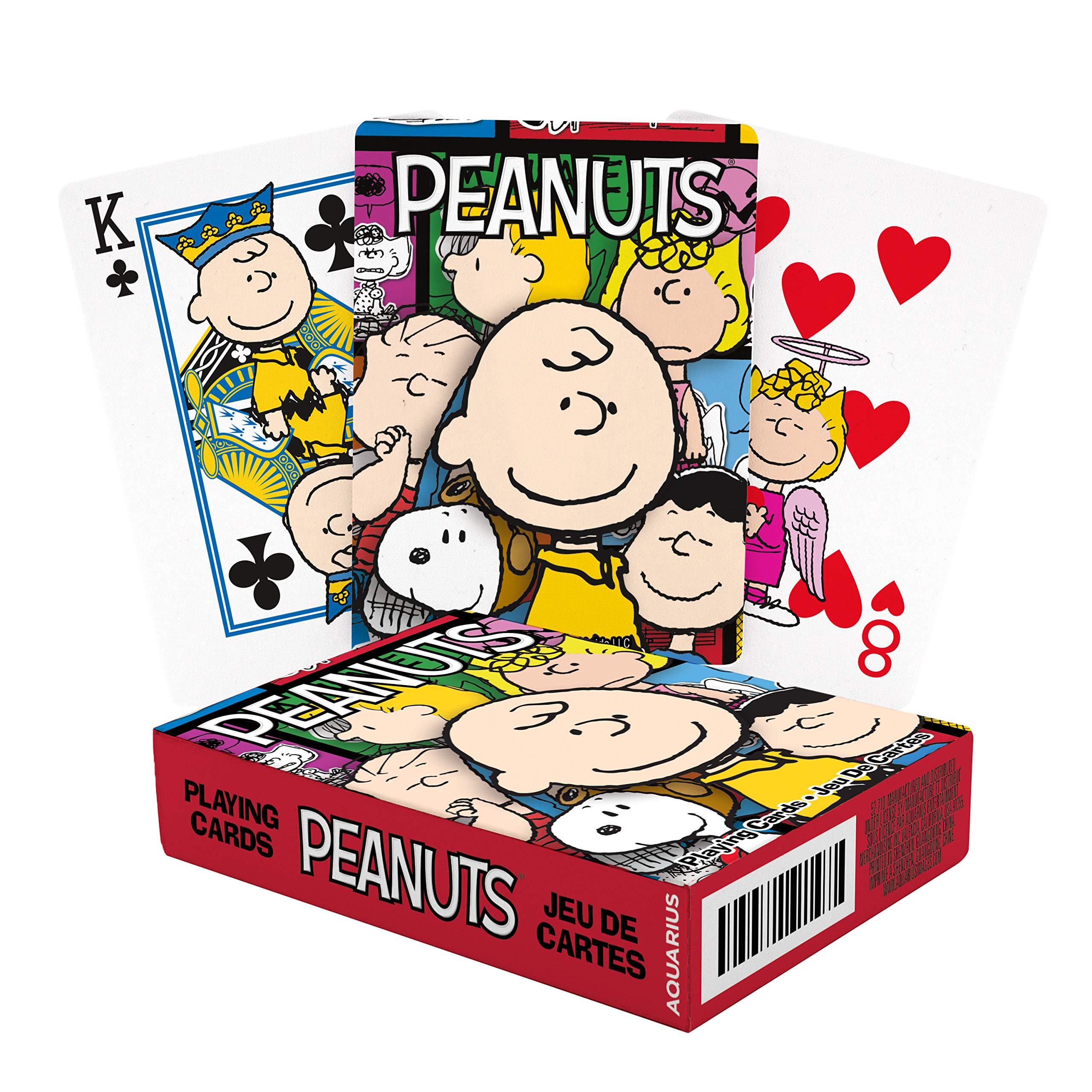 Foto 2 pulgar | Juego De Cartas Aquarius Peanuts, Mazo Fundido, Tamaño Póker - Venta Internacional.