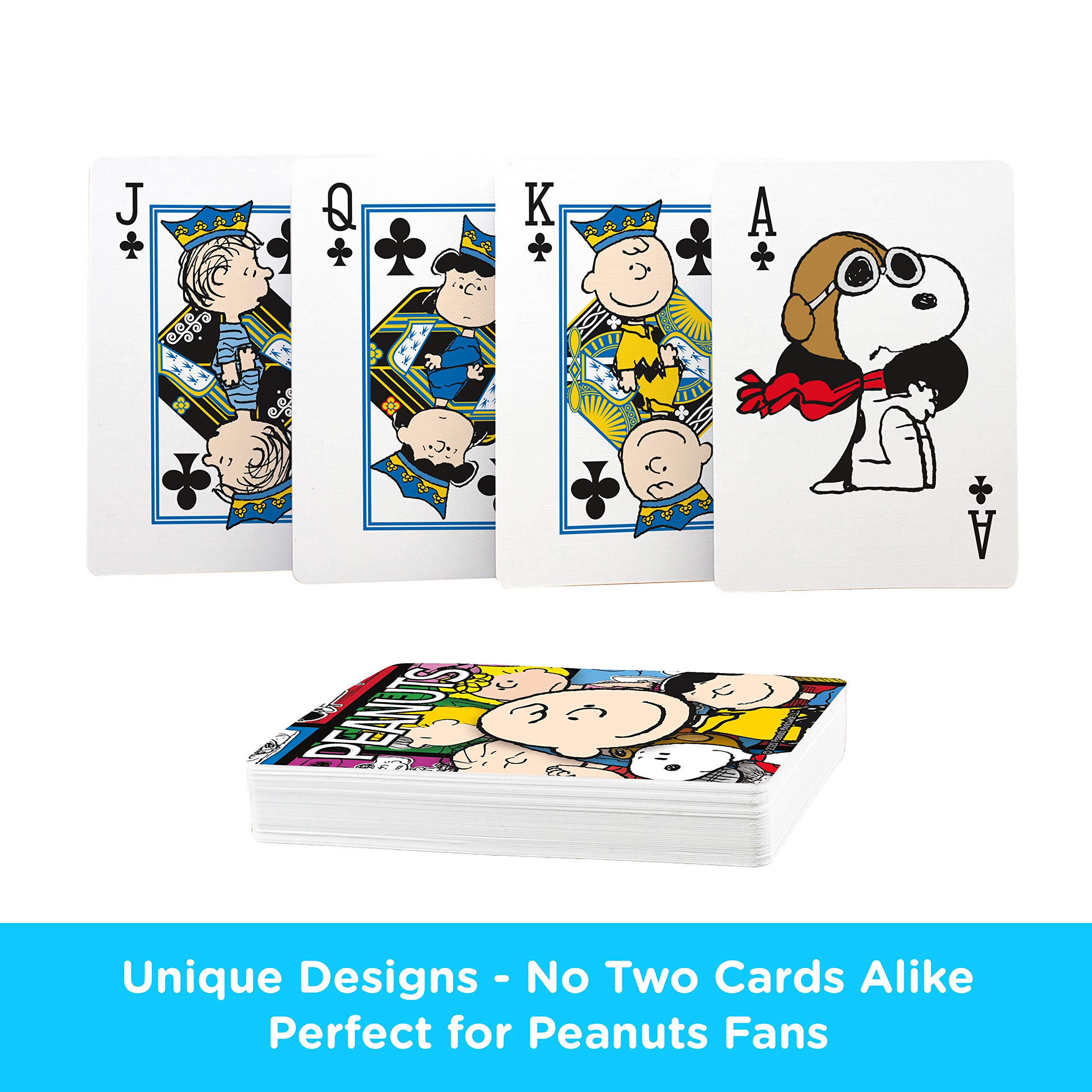 Foto 4 pulgar | Juego De Cartas Aquarius Peanuts, Mazo Fundido, Tamaño Póker - Venta Internacional.