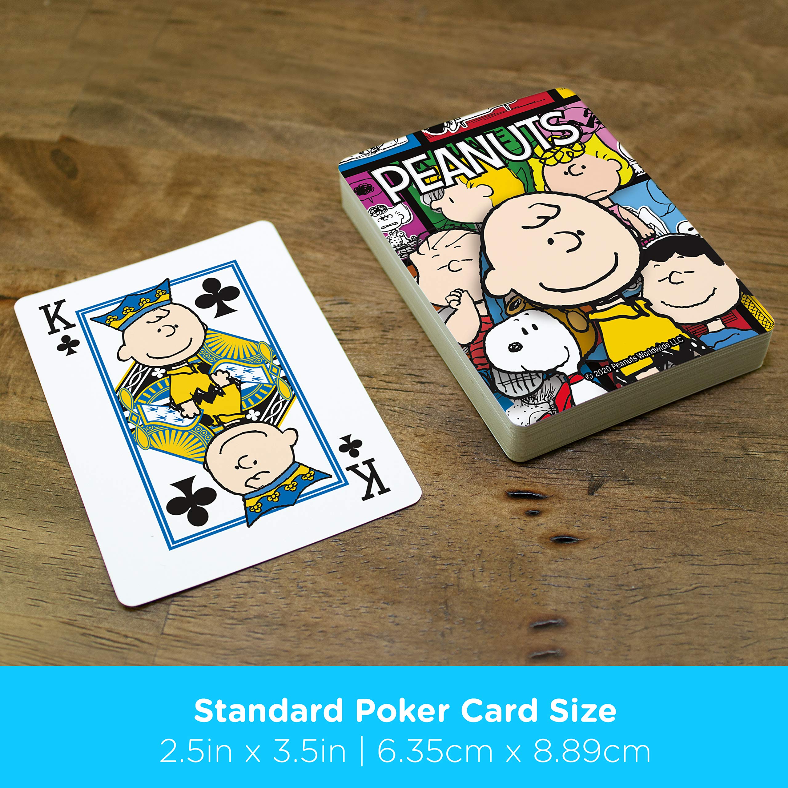 Foto 6 pulgar | Juego De Cartas Aquarius Peanuts, Mazo Fundido, Tamaño Póker - Venta Internacional.