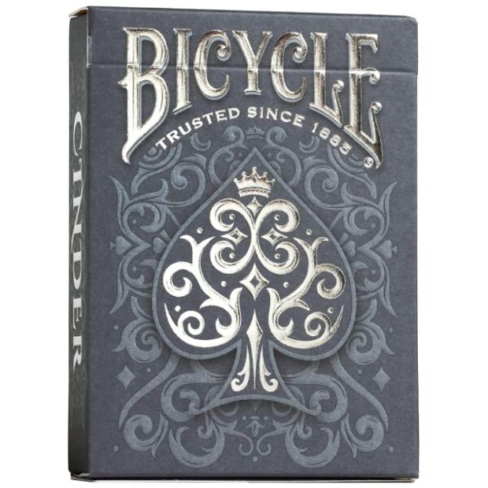 Foto 2 pulgar | Juego De Cartas Para Bicicleta Cinder Premium, Lámina Ahumada Plateada - Venta Internacional.