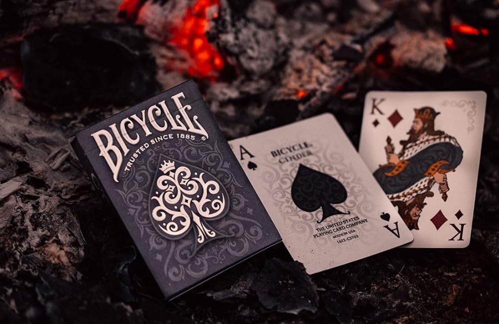 Foto 4 pulgar | Juego De Cartas Para Bicicleta Cinder Premium, Lámina Ahumada Plateada - Venta Internacional.