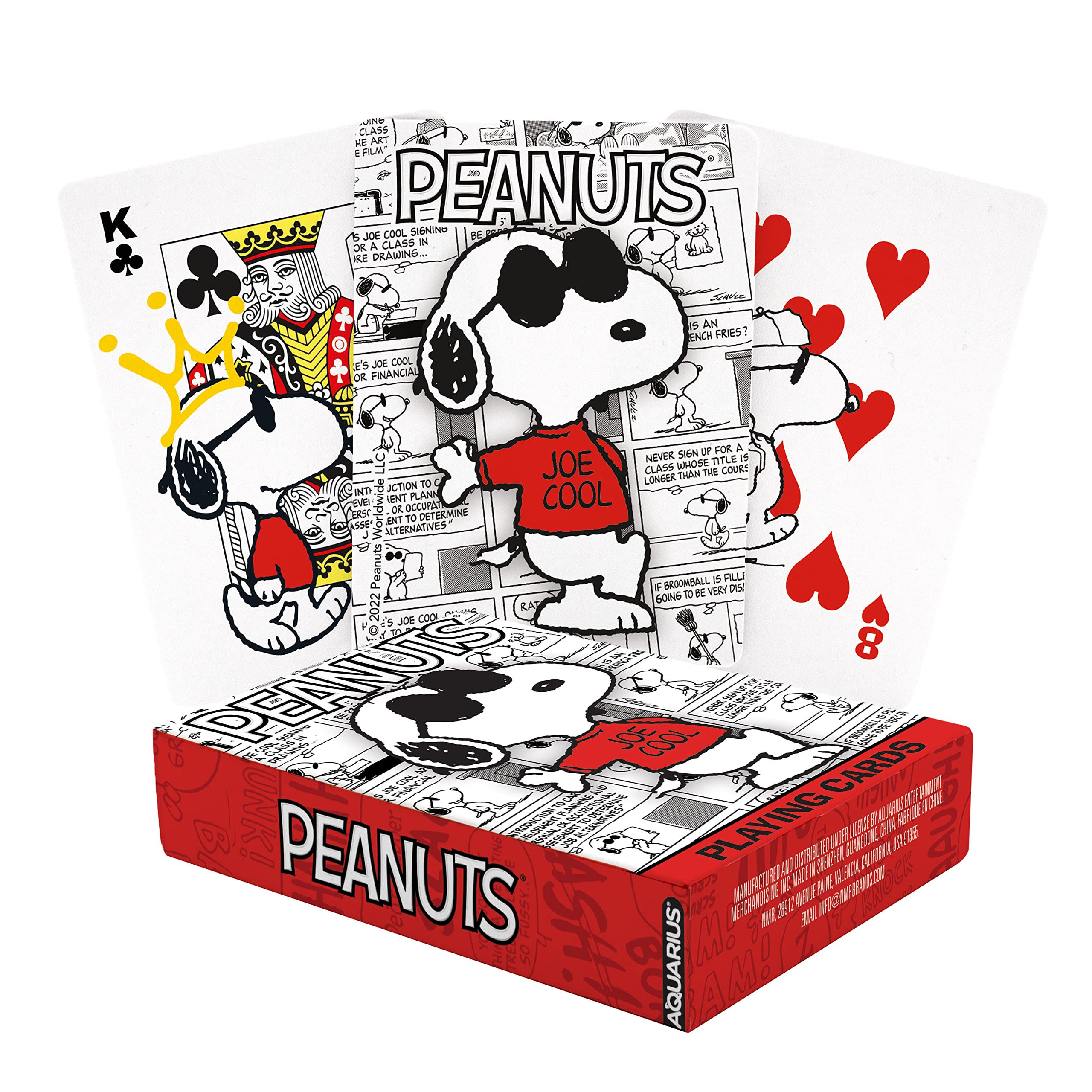 Foto 2 pulgar | Juego De Cartas Aquarius Peanuts Joe Cool Con Licencia Oficial - Venta Internacional.