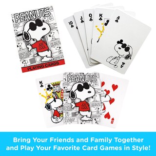 Foto 2 | Juego De Cartas Aquarius Peanuts Joe Cool Con Licencia Oficial - Venta Internacional.