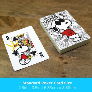 Foto 5 | Juego De Cartas Aquarius Peanuts Joe Cool Con Licencia Oficial - Venta Internacional.
