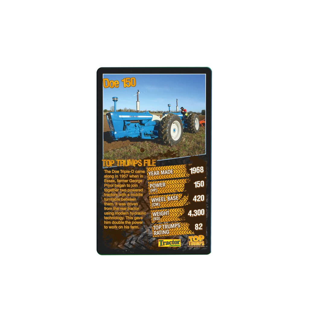 Foto 3 pulgar | Juego De Cartas Top Trumps 30 Best Tractors Educational - Venta Internacional.