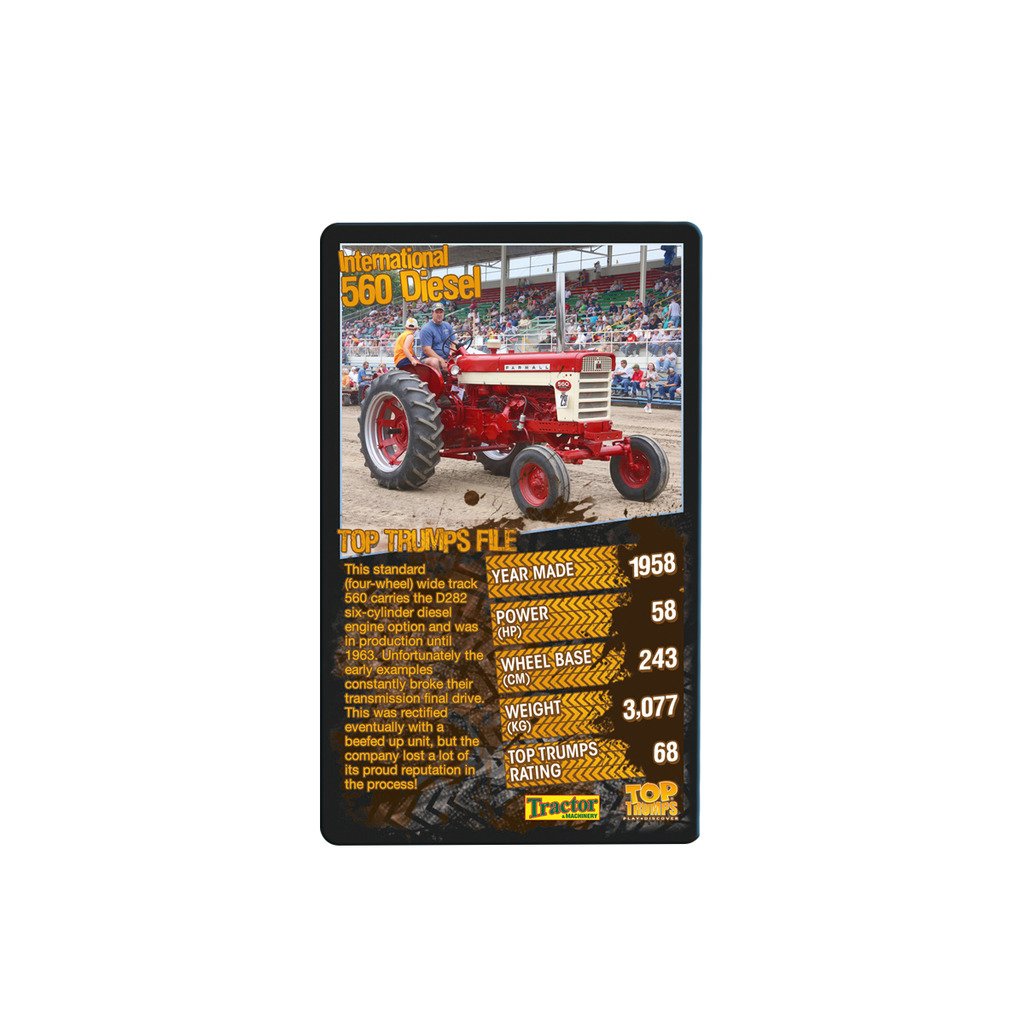 Foto 5 pulgar | Juego De Cartas Top Trumps 30 Best Tractors Educational - Venta Internacional.