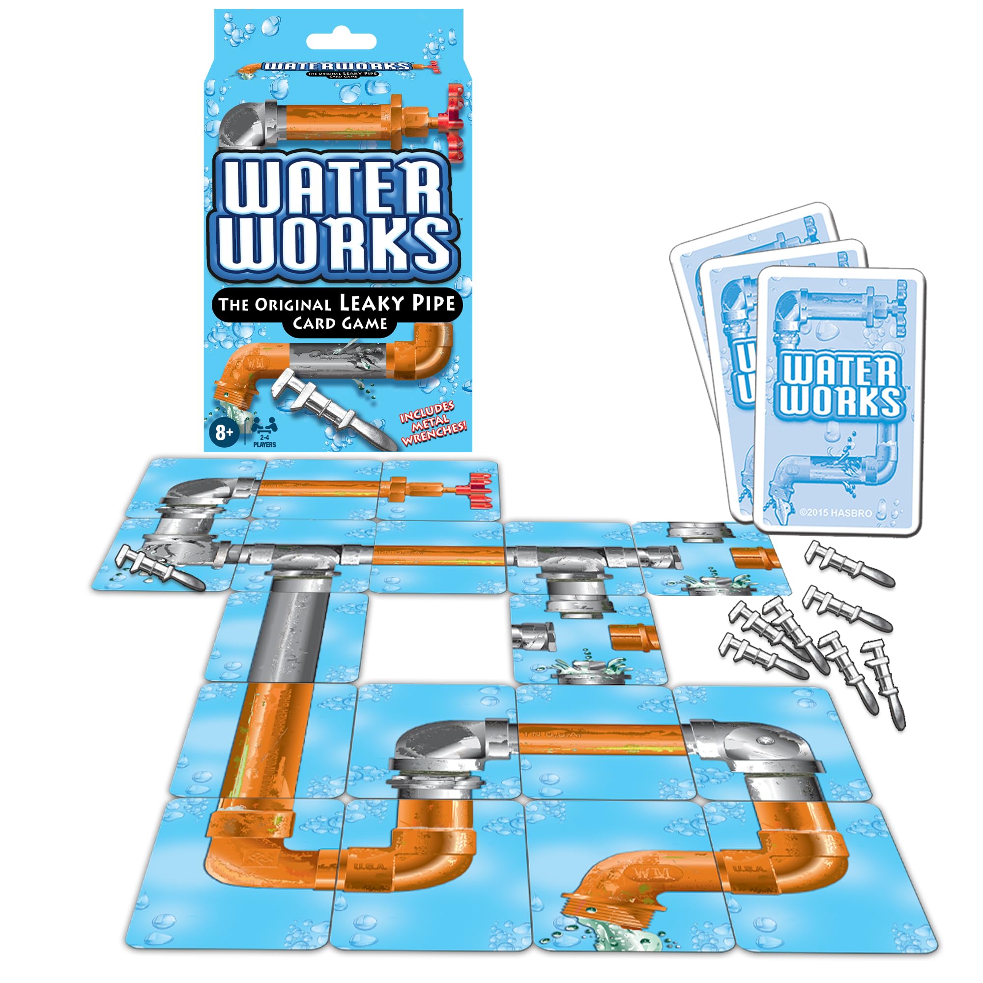 Foto 2 pulgar | Juego De Cartas Winning Moves Classic Waterworks Usa Leaky Pipe - Venta Internacional.