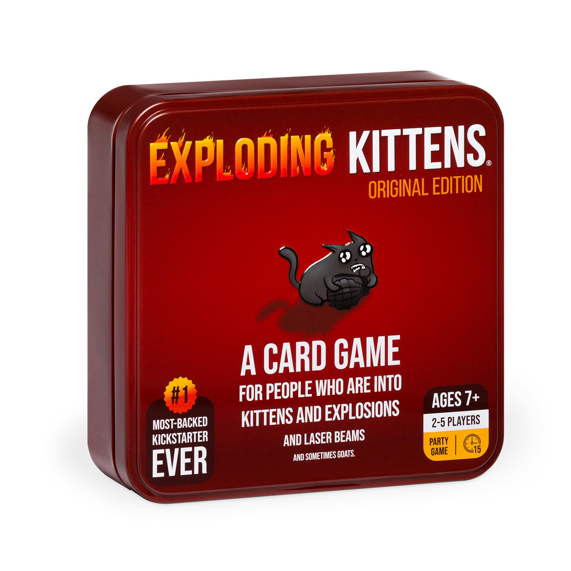 Foto 1 | Juego De Cartas Exploding Kittens Original Edition Para 2 A 5 Jugadores - Venta Internacional.