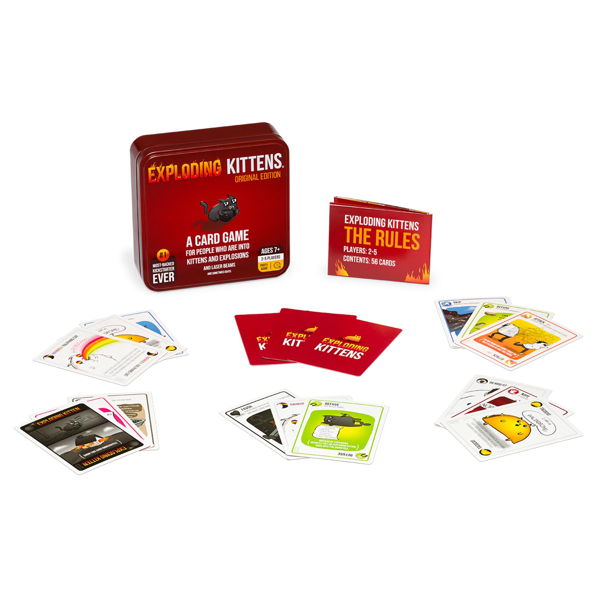 Foto 5 pulgar | Juego De Cartas Exploding Kittens Original Edition Para 2 A 5 Jugadores - Venta Internacional.