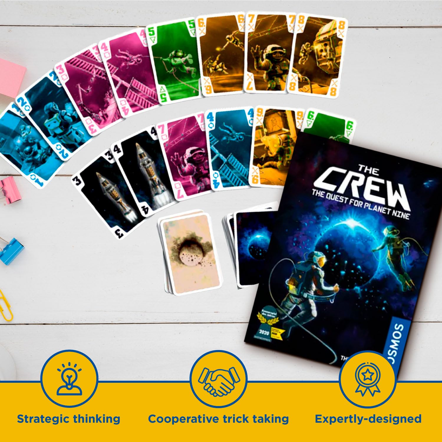 Foto 7 pulgar | Juego De Cartas Thames & Kosmos The Crew - Quest For Planet Nine - Venta Internacional.