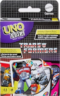 Foto 1 | Juego De Cartas Mattel Games Uno Flip Transformers Kids 7+ Years - Venta Internacional.