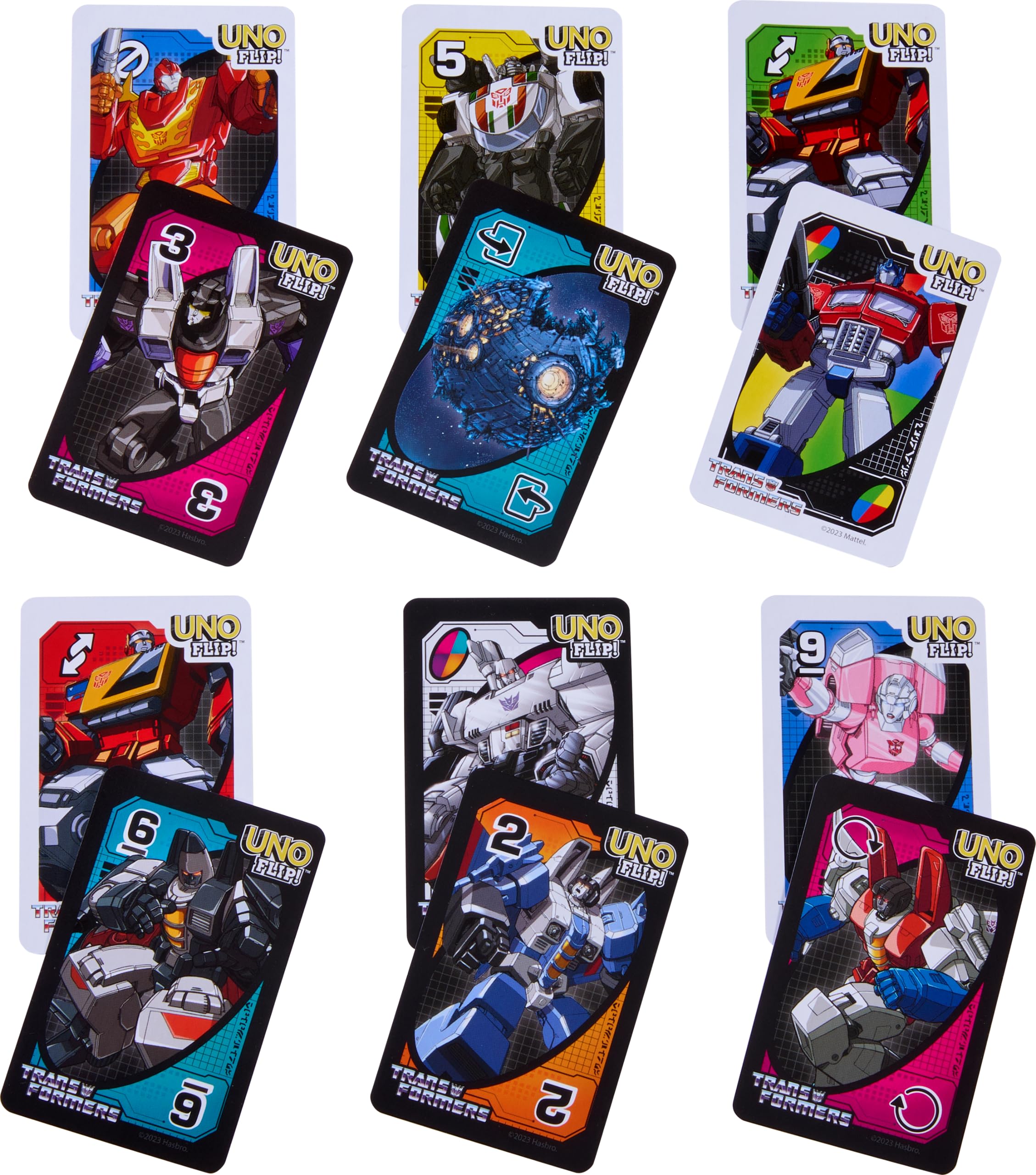 Foto 5 pulgar | Juego De Cartas Mattel Games Uno Flip Transformers Kids 7+ Years - Venta Internacional.