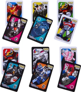 Foto 4 | Juego De Cartas Mattel Games Uno Flip Transformers Kids 7+ Years - Venta Internacional.