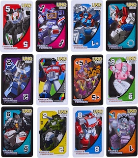 Foto 5 | Juego De Cartas Mattel Games Uno Flip Transformers Kids 7+ Years - Venta Internacional.