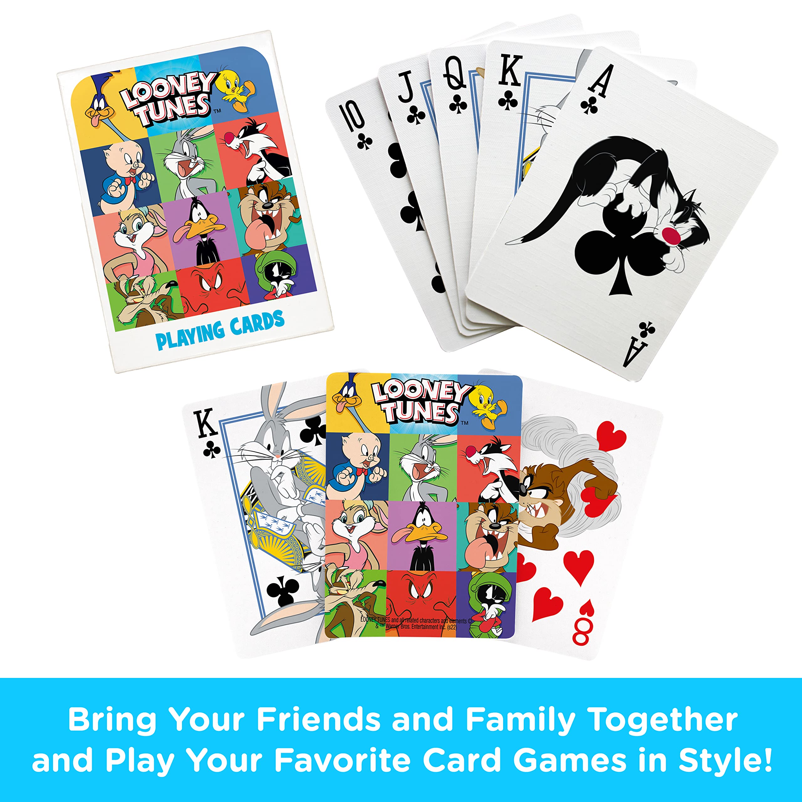 Foto 3 pulgar | Juego De Cartas Aquarius Looney Tunes Take Over Theme - Venta Internacional.