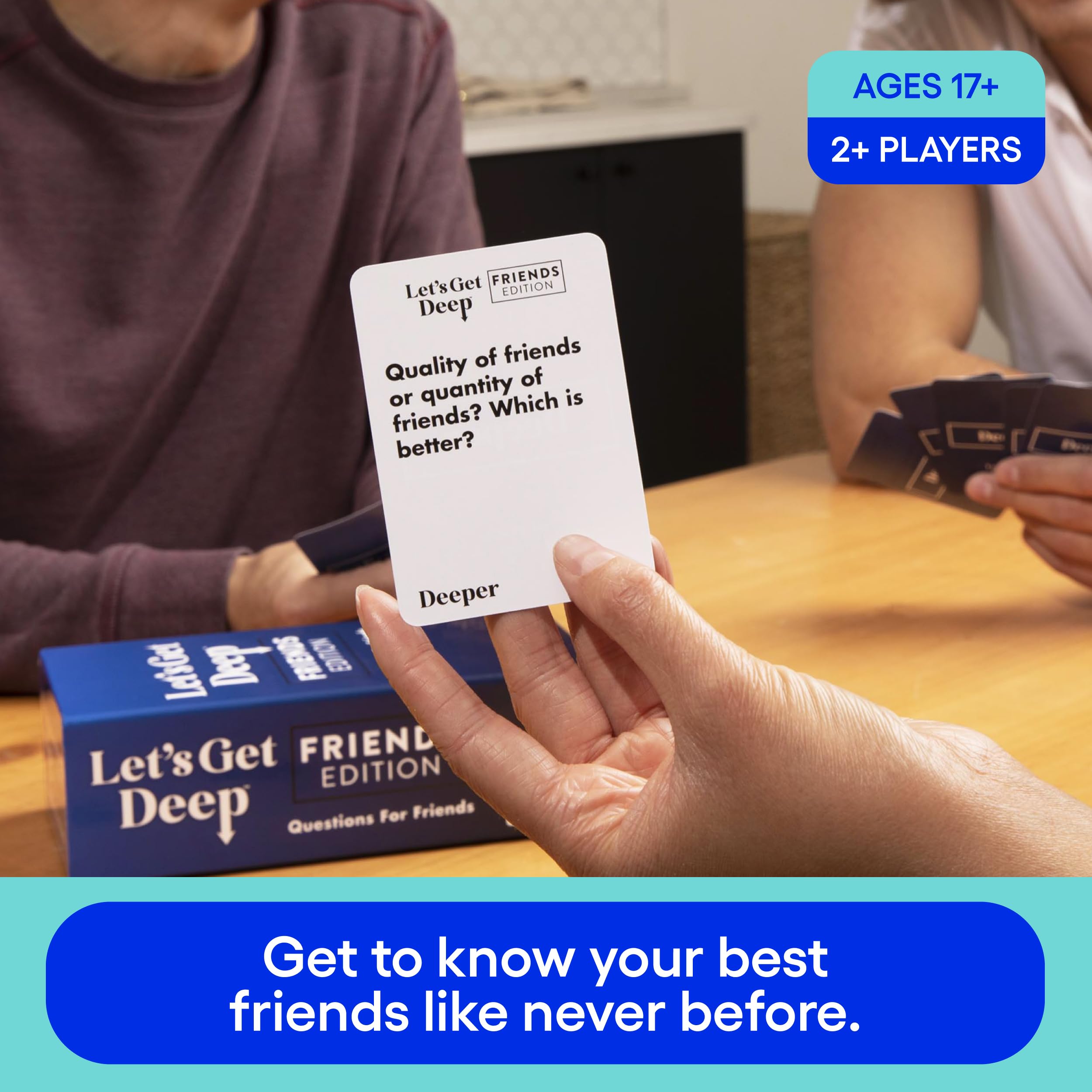 Foto 4 pulgar | Juego De Cartas Let's Get Deep: Friends Edition 17+ - Venta Internacional.