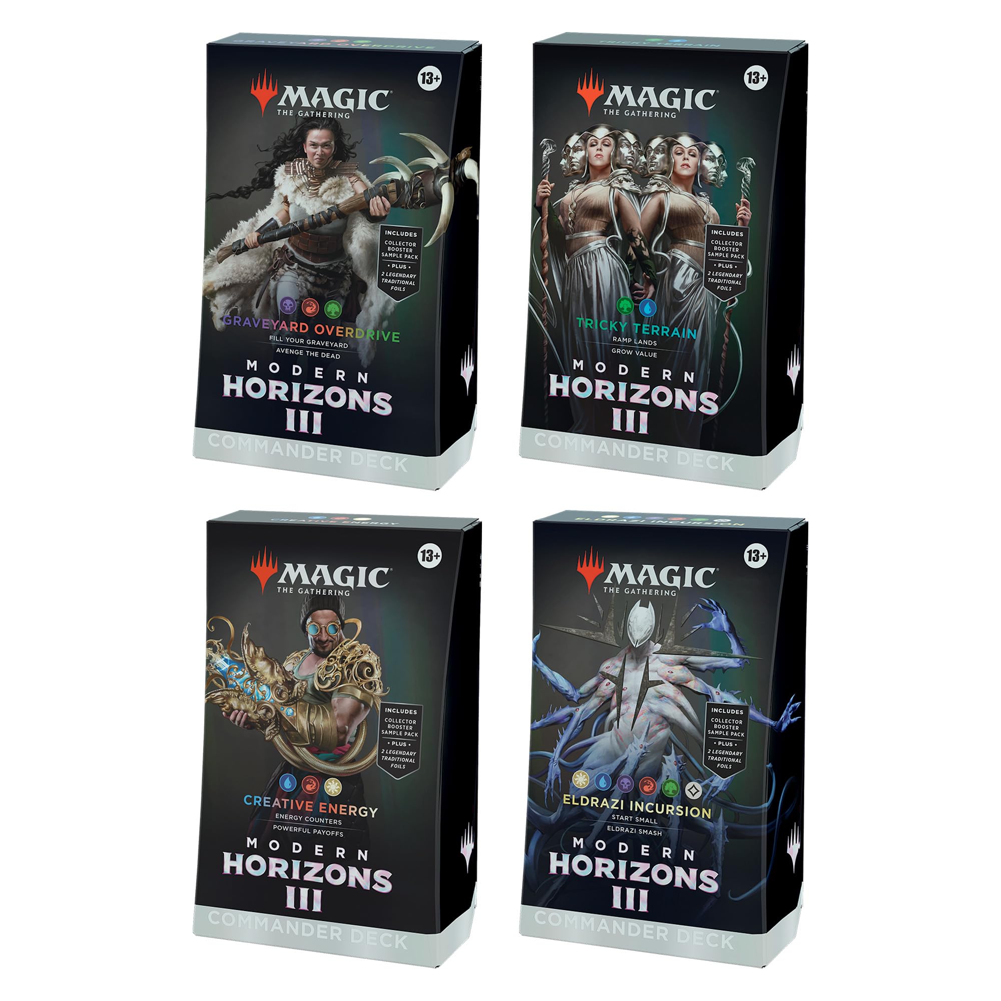 Paquete Commander Deck Magic The Gathering Modern Horizons 3 - Venta Internacional.