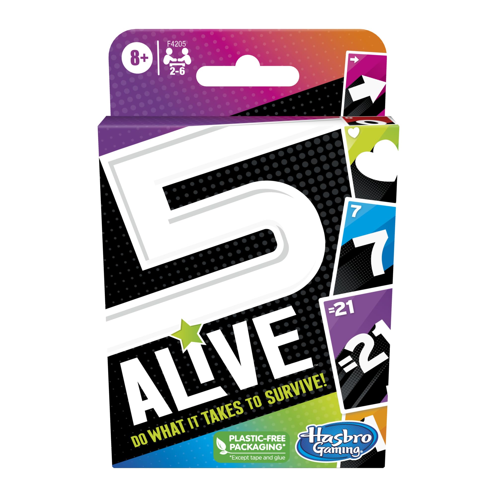 Foto 2 pulgar | Juego De Cartas Hasbro Gaming 5 Alive Fast-paced Para Niños Mayores De 8 Años - Venta Internacional.