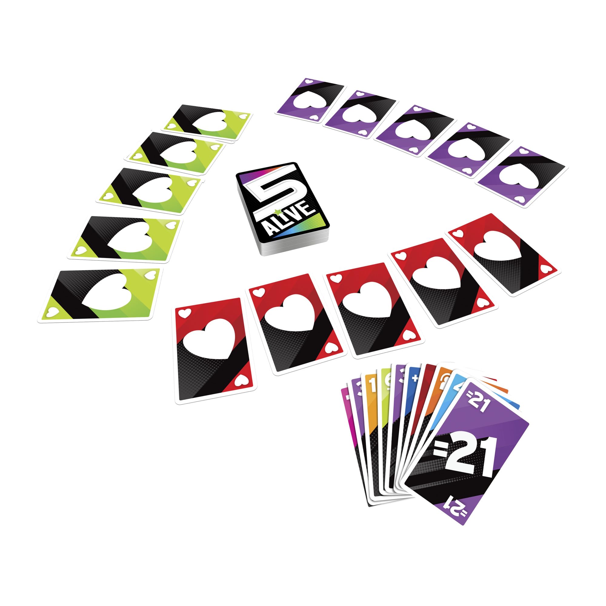 Foto 4 pulgar | Juego De Cartas Hasbro Gaming 5 Alive Fast-paced Para Niños Mayores De 8 Años - Venta Internacional.