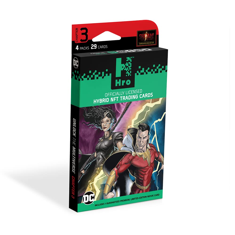 Foto 1 | Trading Cards Hro Dc Hro Chapter 3, Paquete De 4 Unidades, Caja De Refuerzo Premium - Venta Internacional.