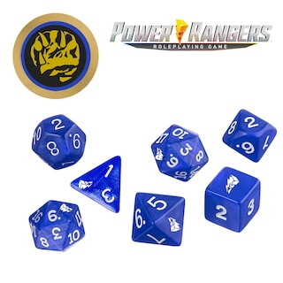 Foto 2 | Juego De Dados Renegade Game Studios Power Rangers Azul De 8 Piezas - Venta Internacional.