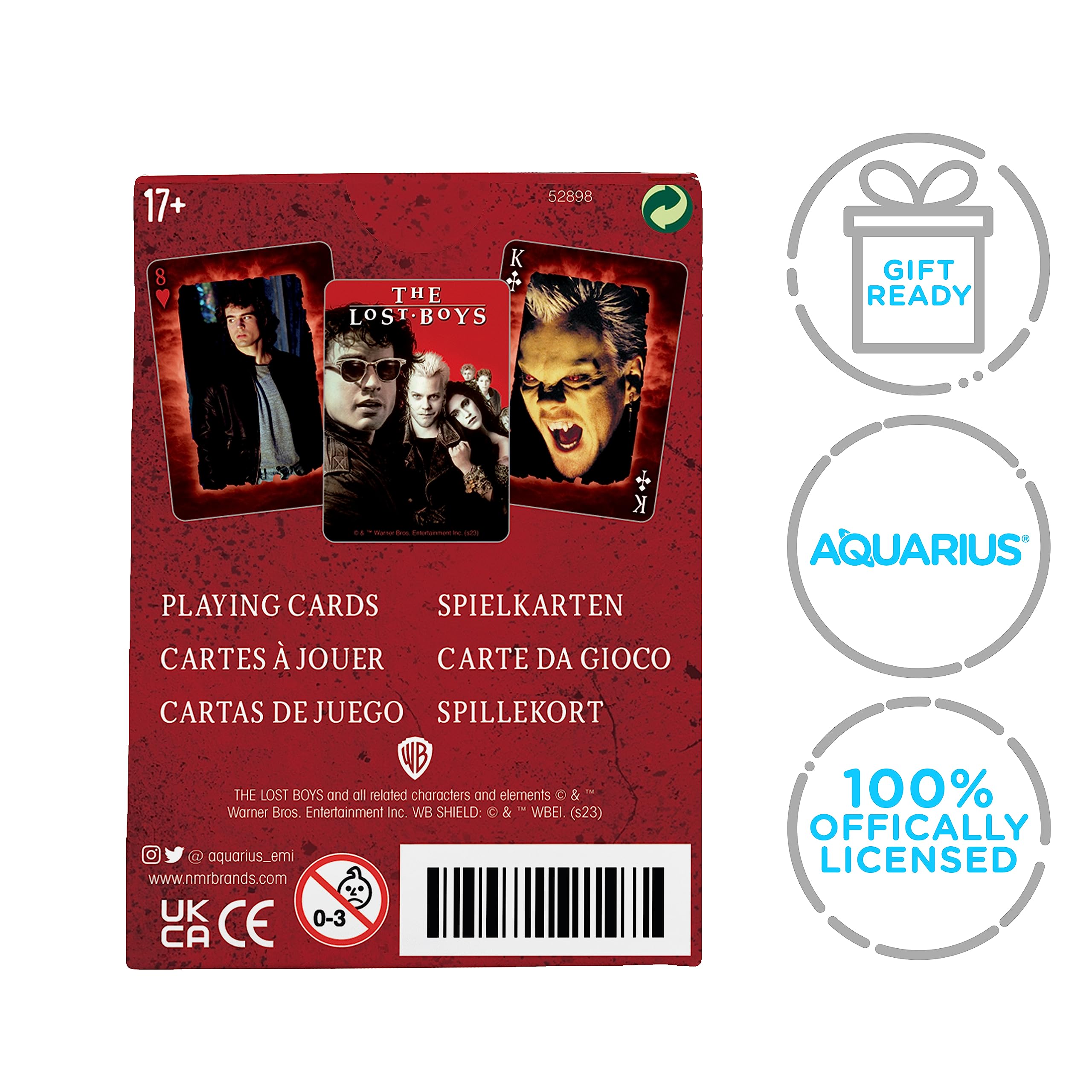 Foto 8 pulgar | Juego De Cartas Aquarius Lost Boys Con Temática De Película Lost Boys - Venta Internacional.