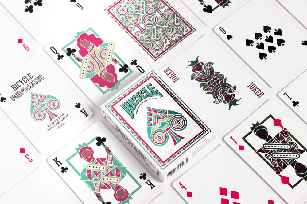 Foto 3 pulgar | Juego De Cartas Para Bicicleta, Prismático, Diseño Moderno, Laminado En Frío - Venta Internacional.