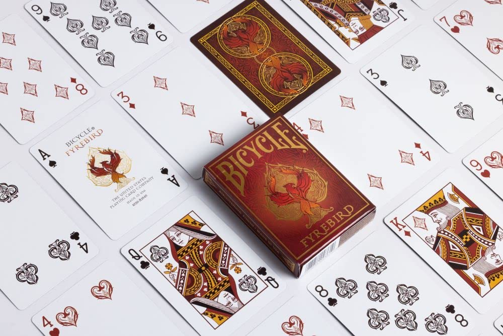 Foto 3 pulgar | Juego De Cartas Bicycle Fyrebird Red - Venta Internacional.