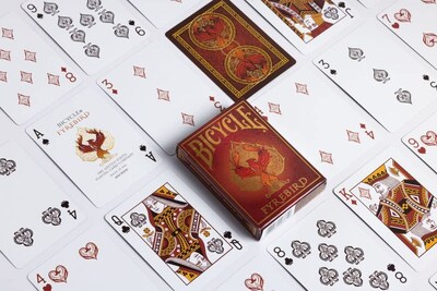 Foto 2 | Juego De Cartas Bicycle Fyrebird Red - Venta Internacional.