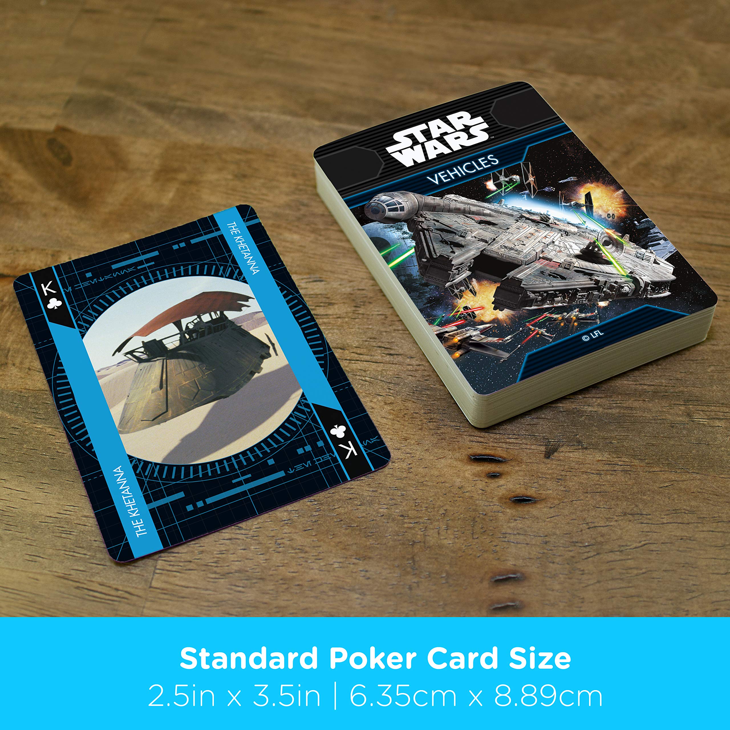 Foto 6 pulgar | Baraja De Cartas Aquarius Con Temática De Vehículos De Star Wars - Venta Internacional.