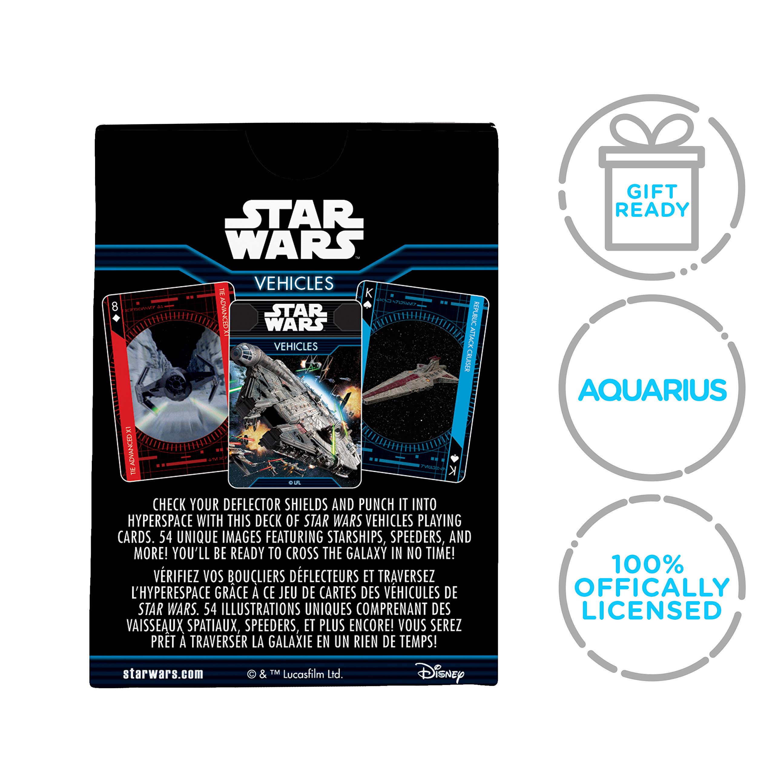 Foto 8 pulgar | Baraja De Cartas Aquarius Con Temática De Vehículos De Star Wars - Venta Internacional.