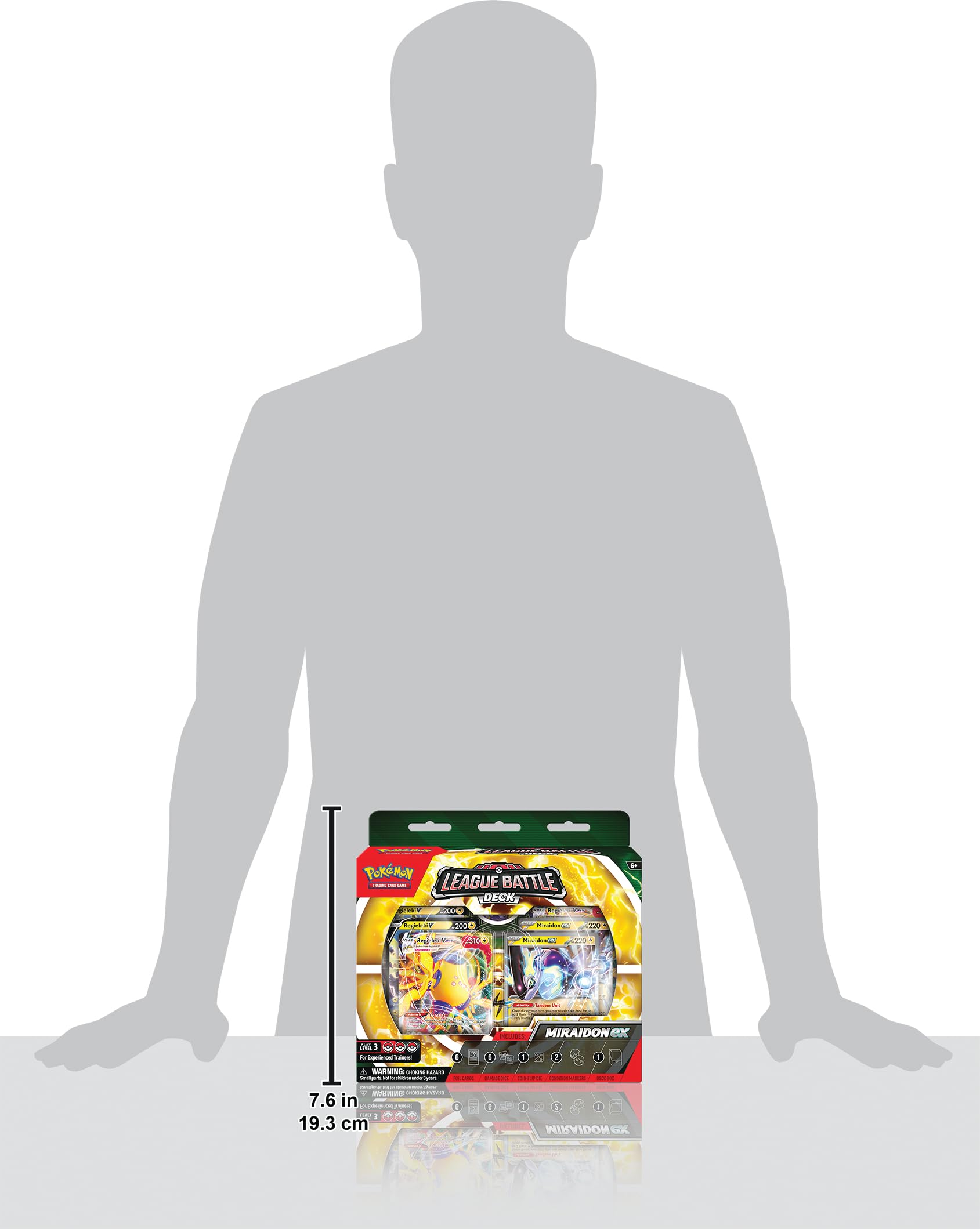 Foto 3 pulgar | Juego De Cartas Coleccionables Pokémon Miraidon Ex League Battle Deck - Venta Internacional.