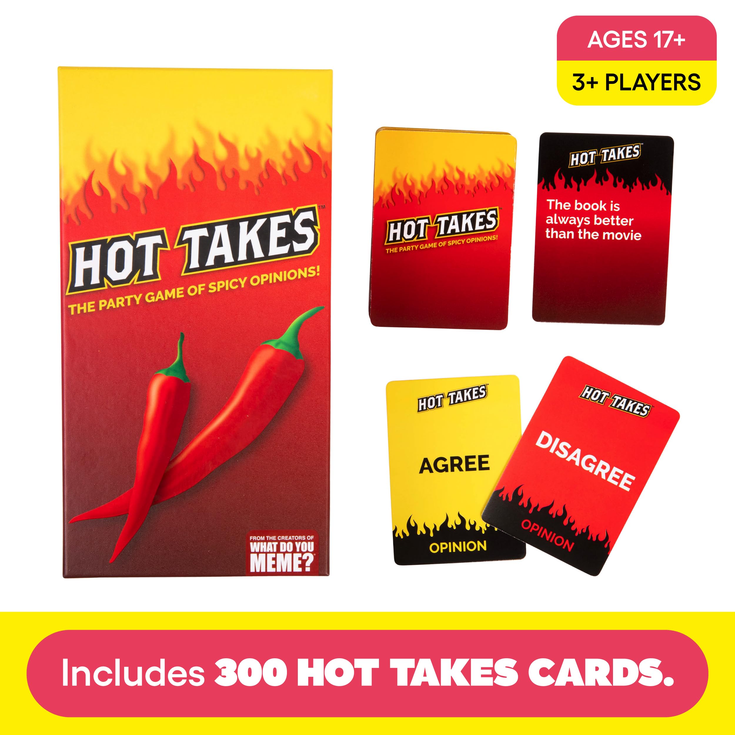 Foto 4 pulgar | Juego De Fiesta ¿qué Memes? Hot Takes Adult Con 300 Tarjetas - Venta Internacional.