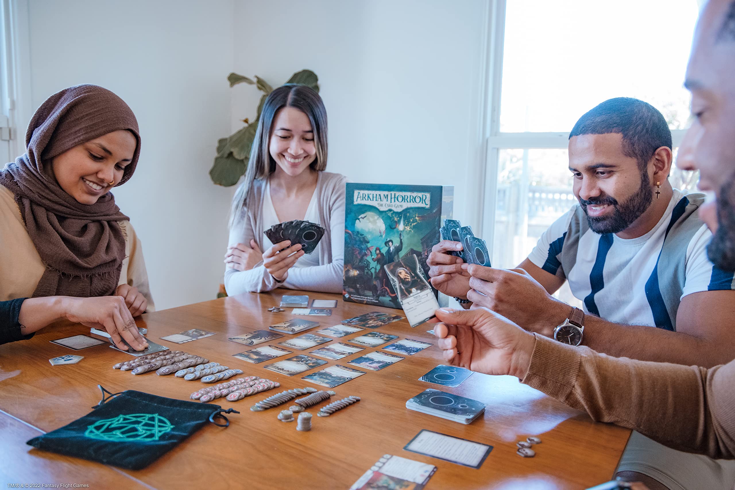 Foto 4 pulgar | Juego De Cartas Fantasy Flight Arkham Horror Mystery 14+ Ages - Venta Internacional.