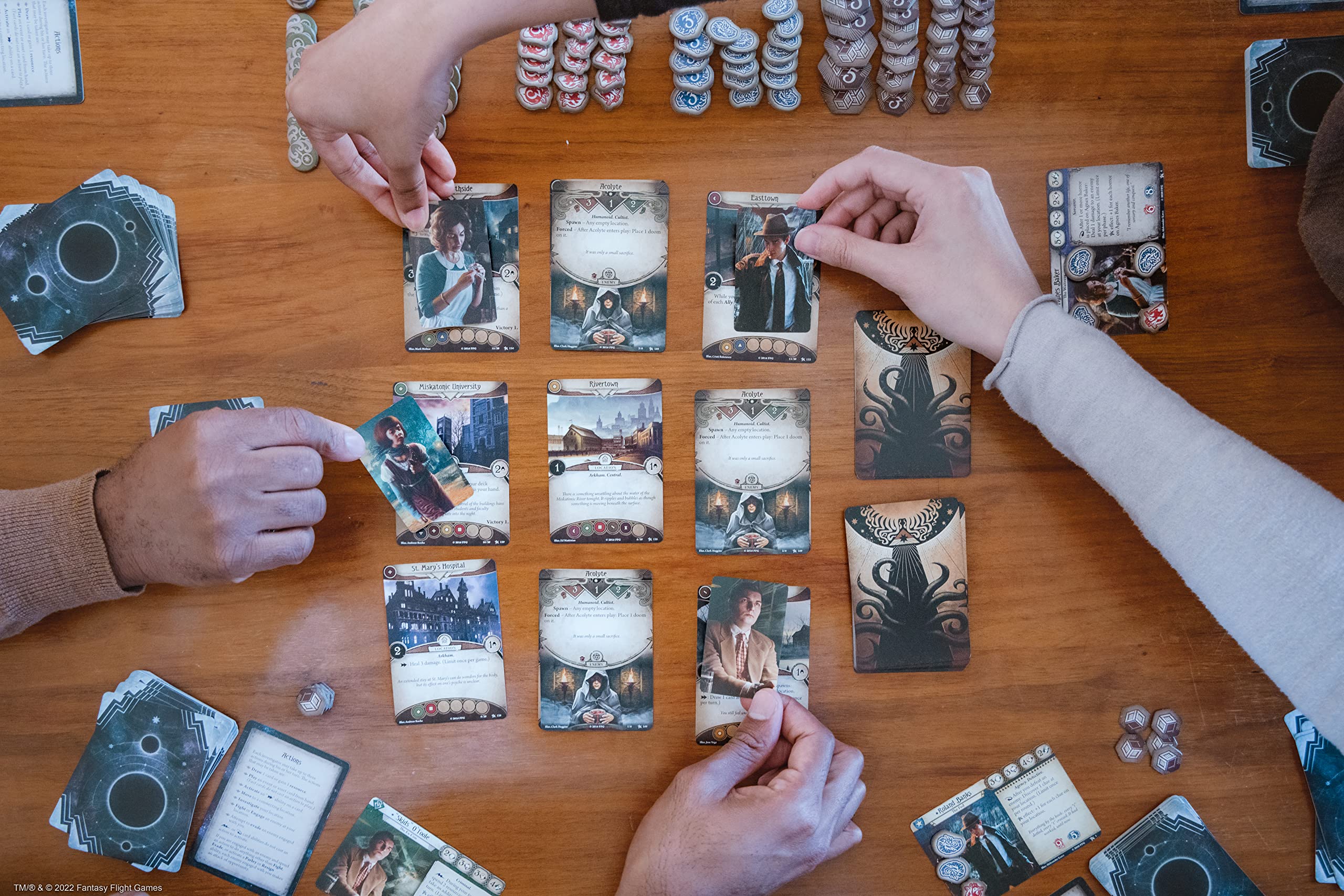 Foto 5 pulgar | Juego De Cartas Fantasy Flight Arkham Horror Mystery 14+ Ages - Venta Internacional.