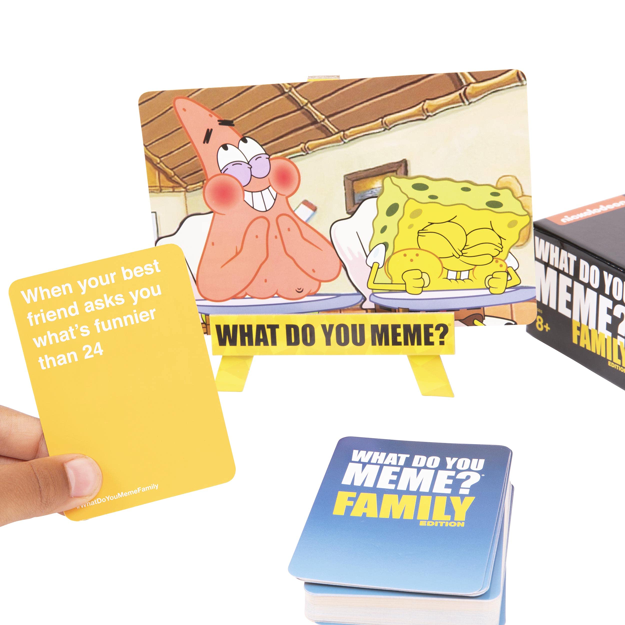 Foto 4 pulgar | Juego What Do You Meme? Edición Familiar De Bob Esponja Con Más De 8 Años - Venta Internacional.