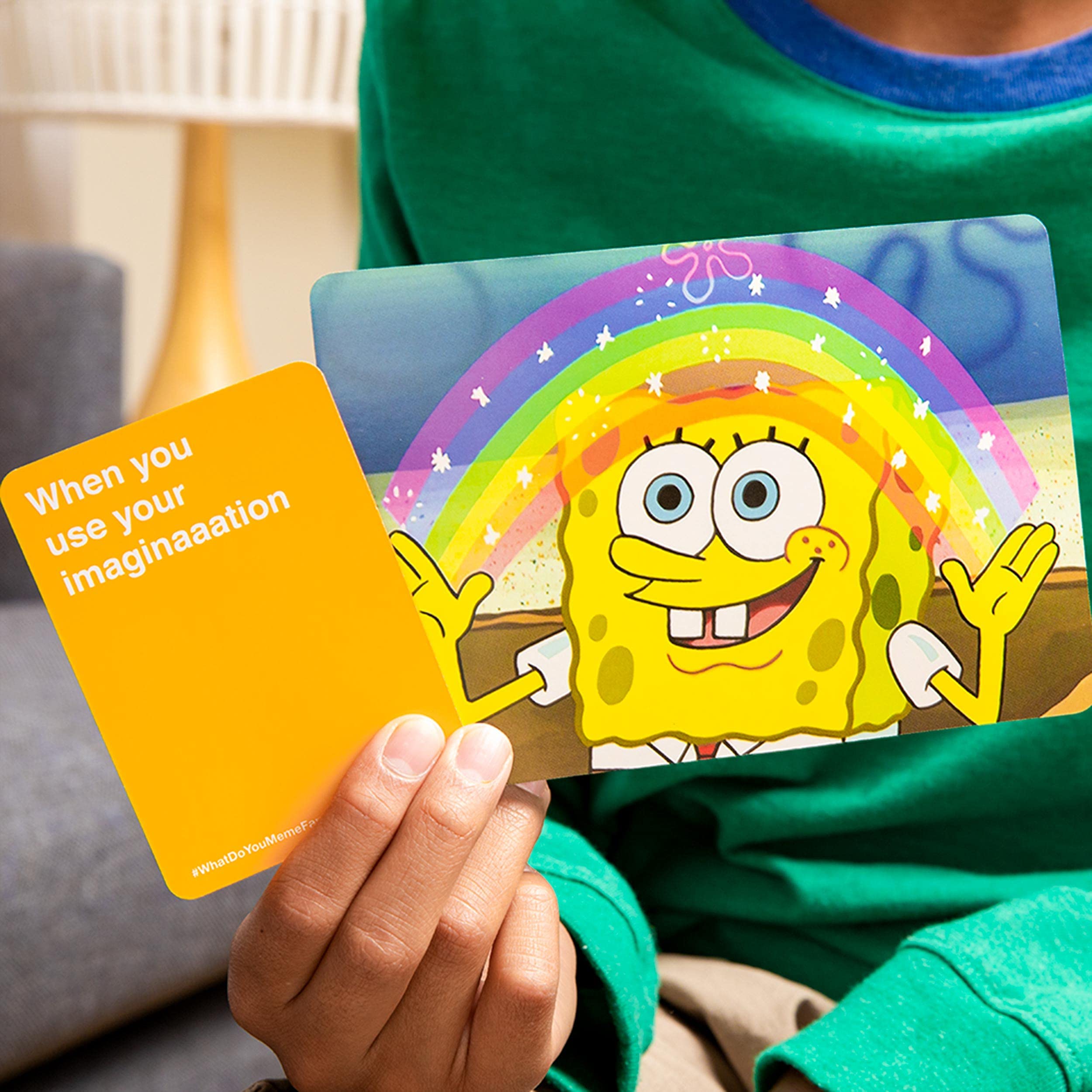 Foto 4 | Juego What Do You Meme? Edición Familiar De Bob Esponja Con Más De 8 Años - Venta Internacional.