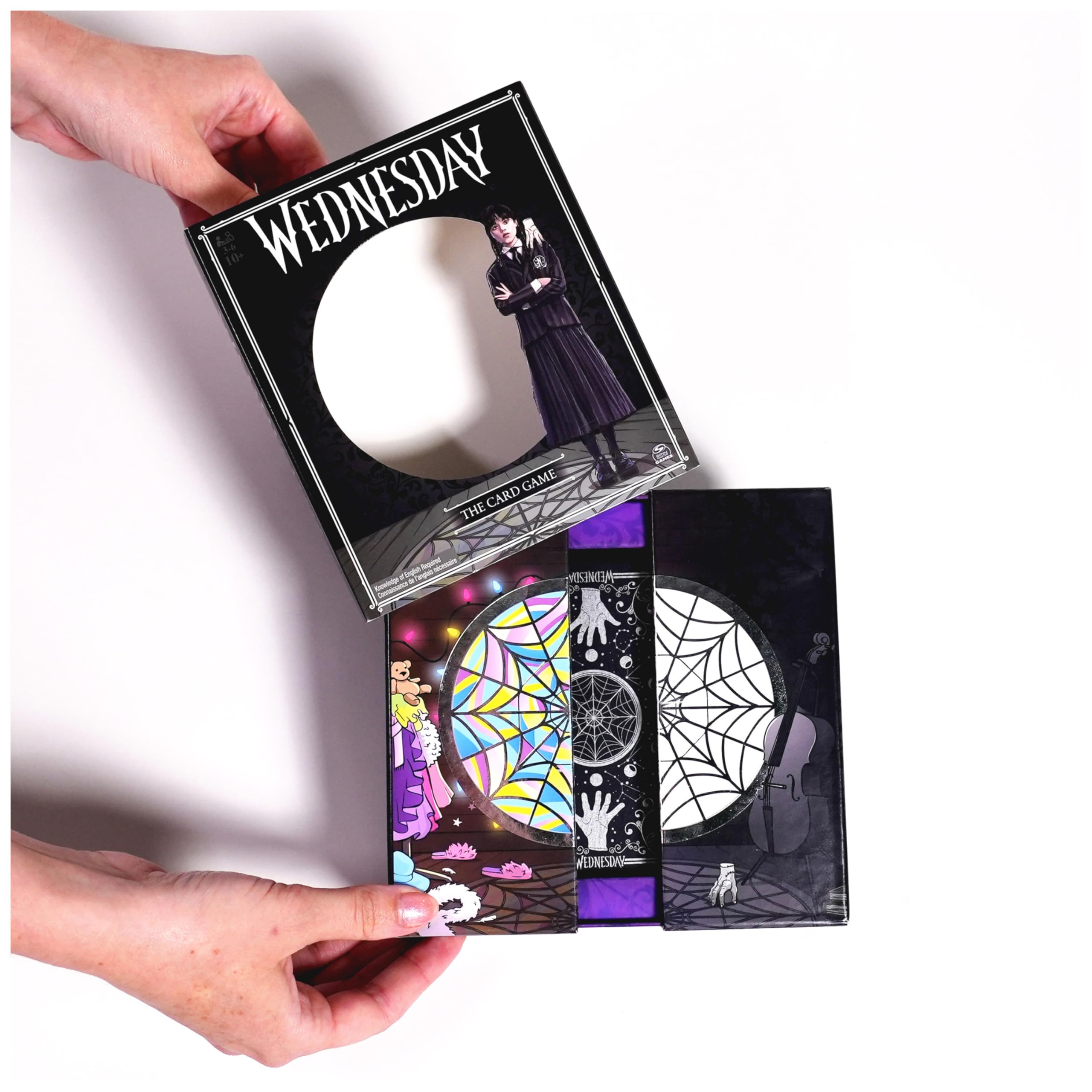 Foto 7 pulgar | Juego De Cartas Spin Master Games Wednesday Premium Foil 10+ - Venta Internacional.