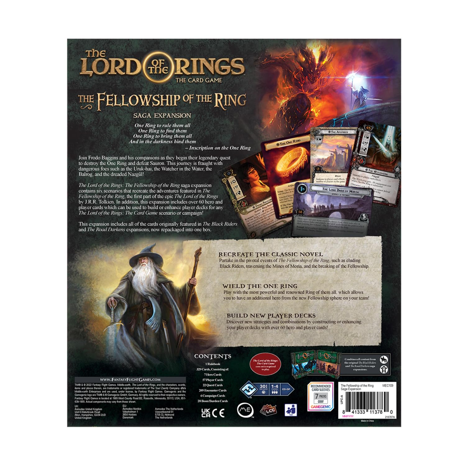 Foto 3 pulgar | Juego de Aventuras Cooperativo The Lord Of The Rings Saga Expansión - Venta Internacional