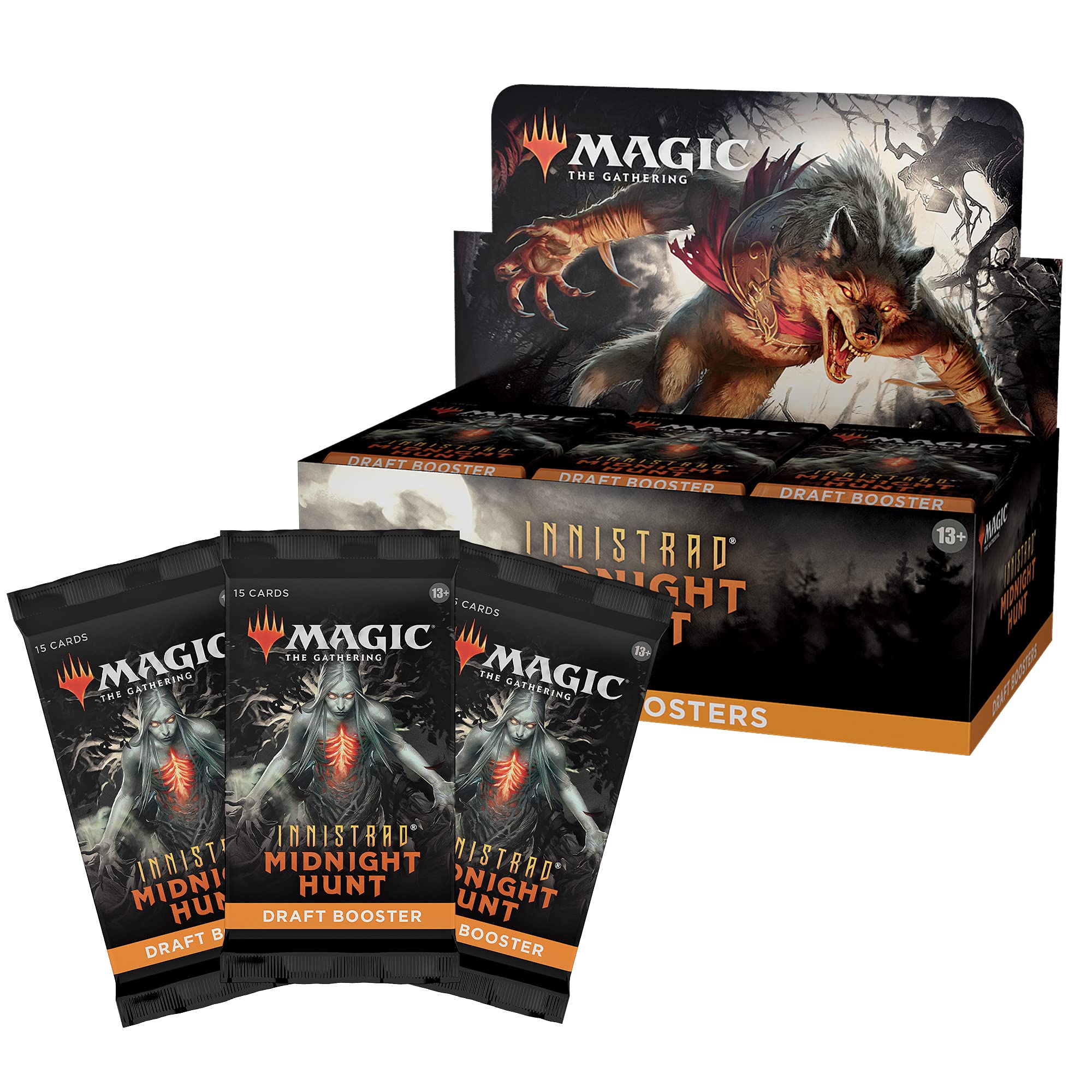 Foto 7 pulgar | Draft Booster Box Magic: The Gathering Innistrad Midnight Hunt - Venta Internacional.