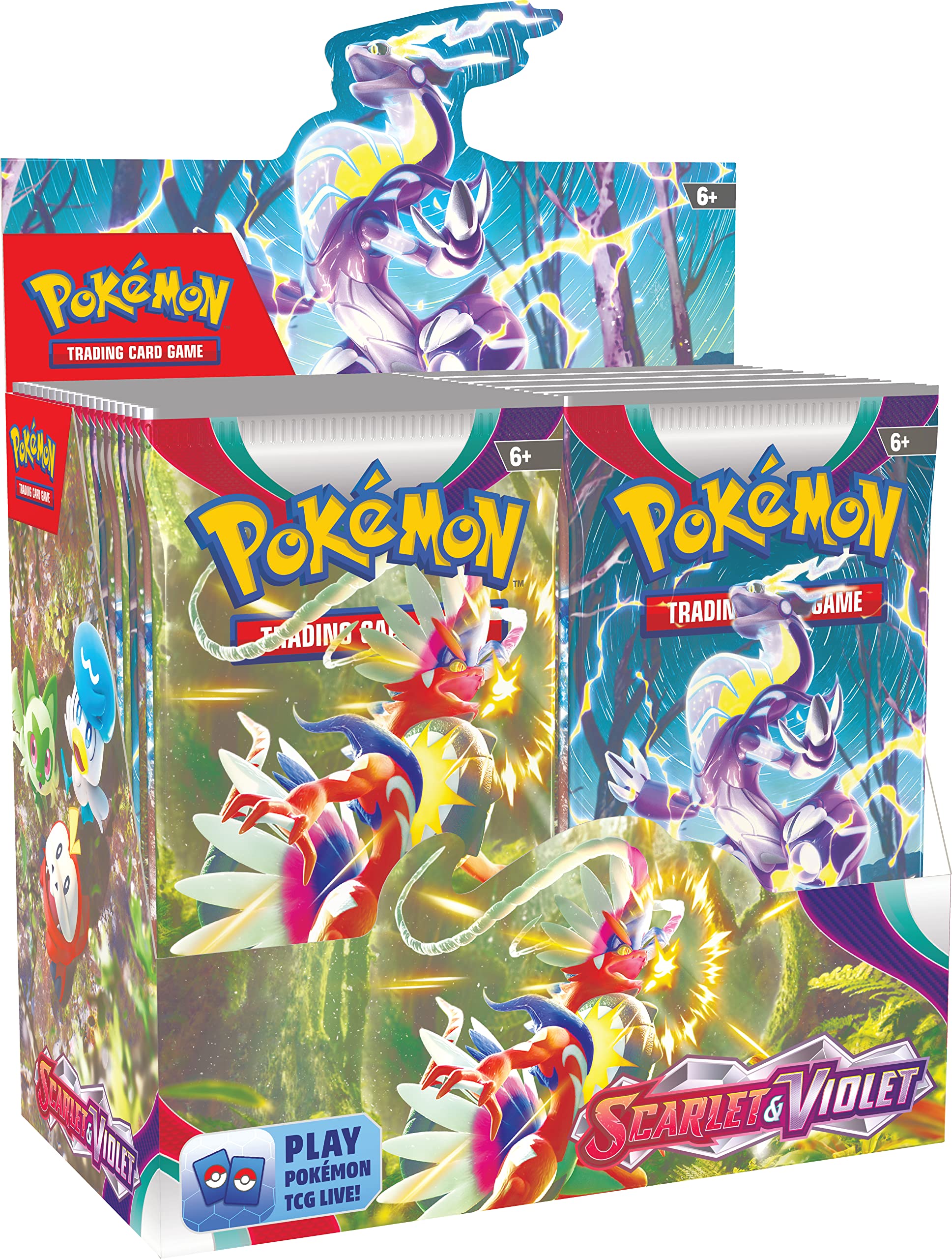 Caja De Presentación Booster Pokémon Tcg Scarlet & Violet (36 Paquetes) - Venta Internacional.