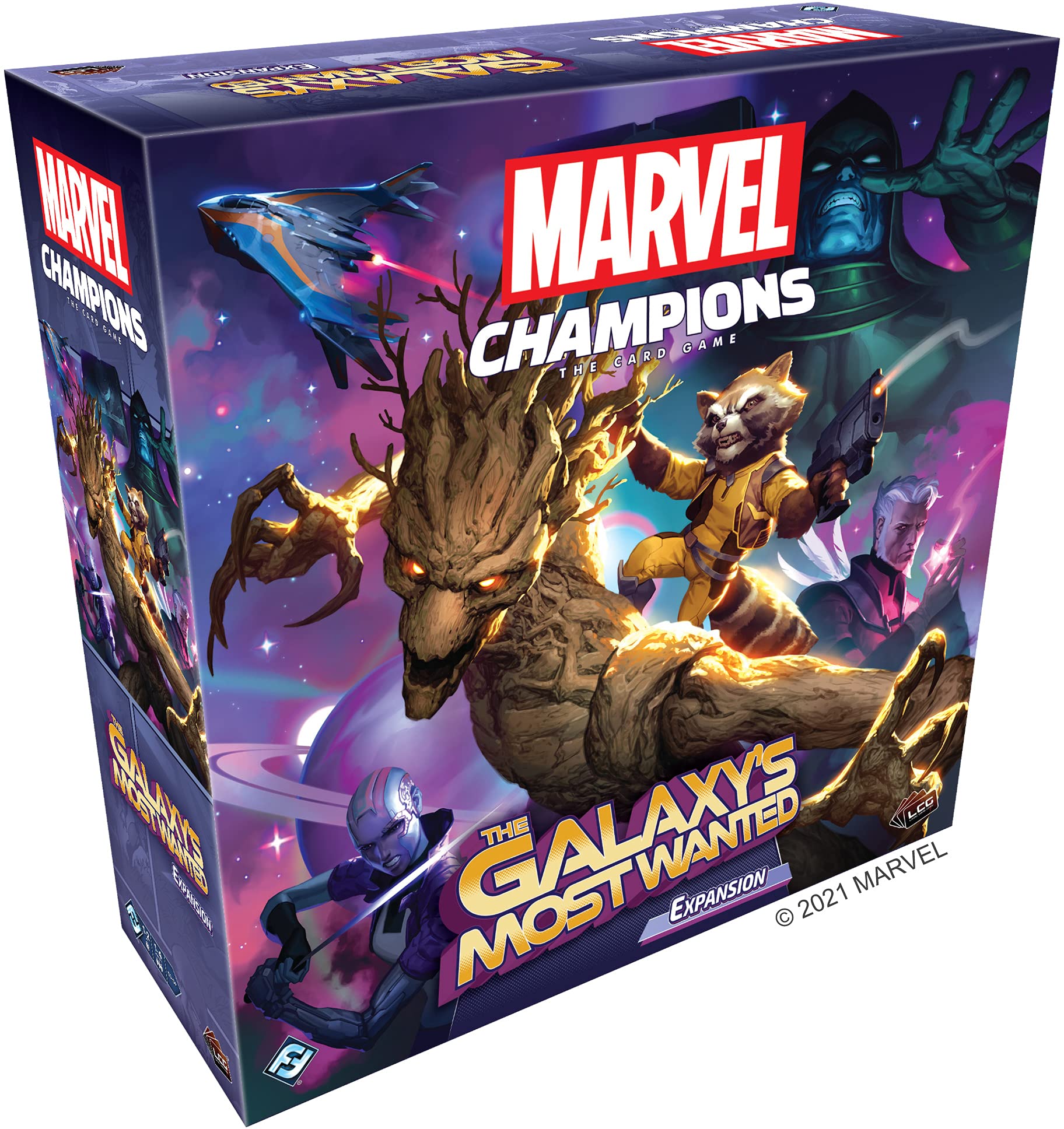 Expansión Del Juego Marvel Champions The Galaxy's Most Wanted - Venta Internacional.